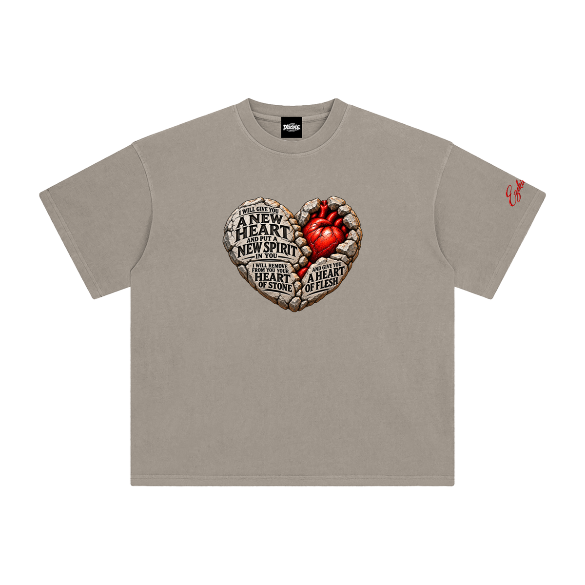 Ezekiel 36 "Disciple" Washed T-Shirt