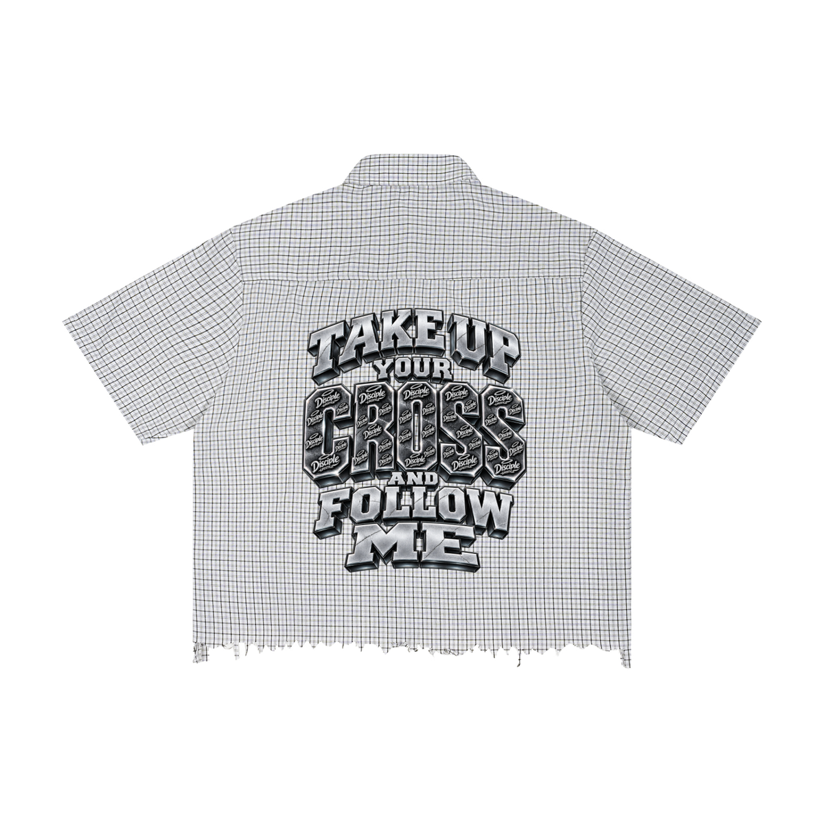 Hello I'm A Disciple Plaid Boxy Shirt