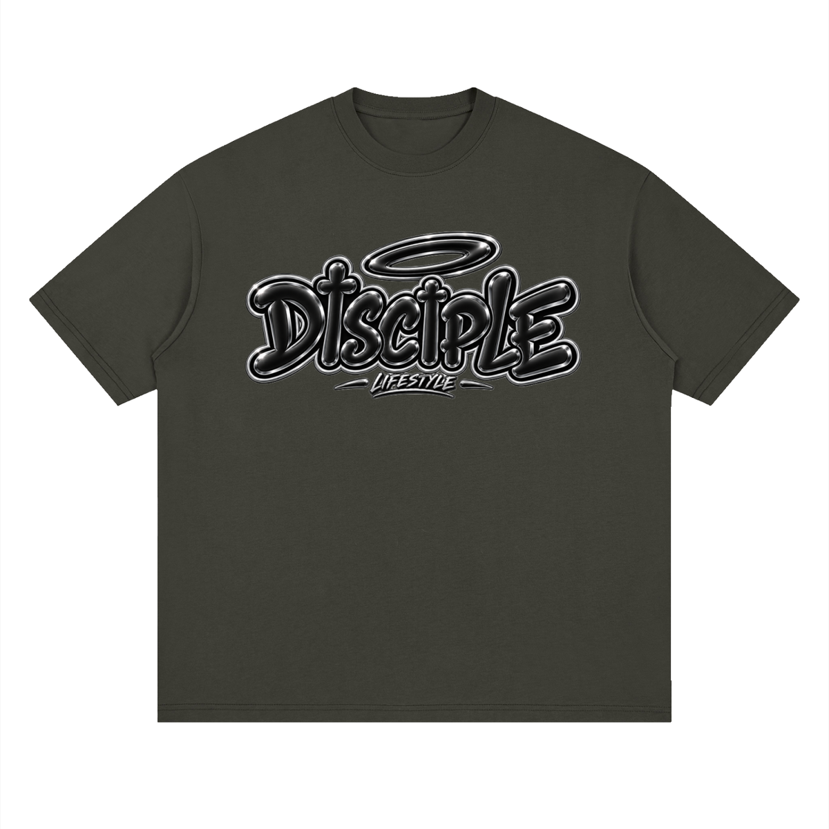 Halo Black Streetwear T-Shirt