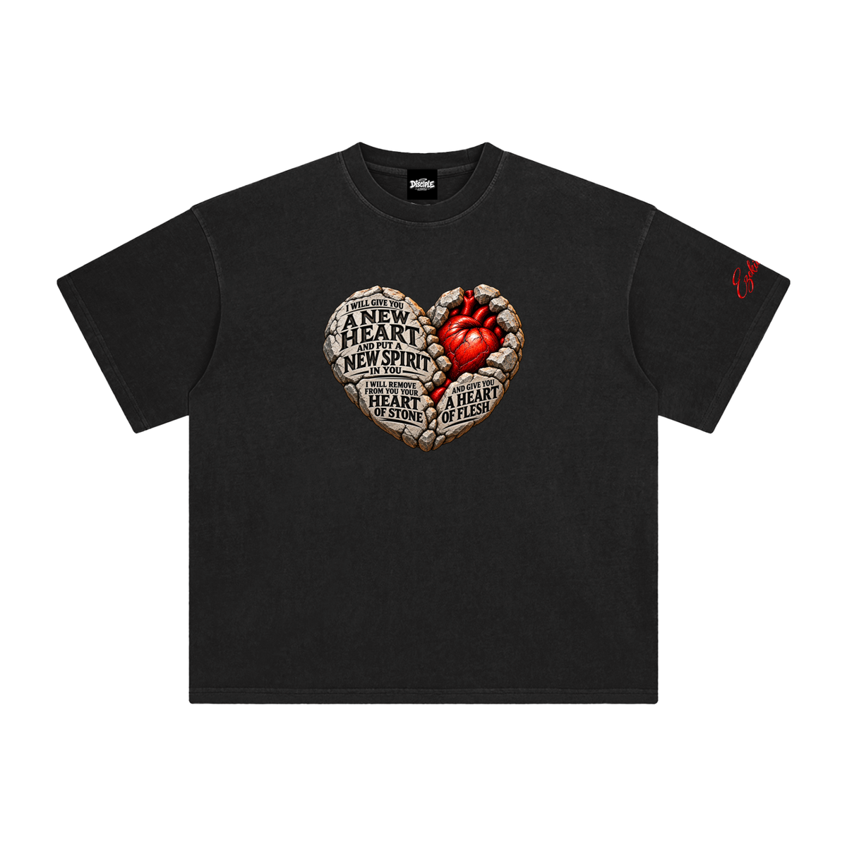 Ezekiel 36 "Disciple" Washed T-Shirt