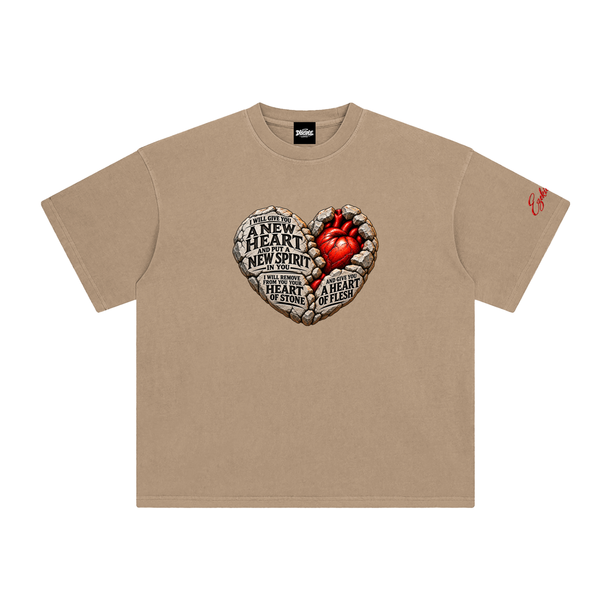 Ezekiel 36 "Disciple" Washed T-Shirt